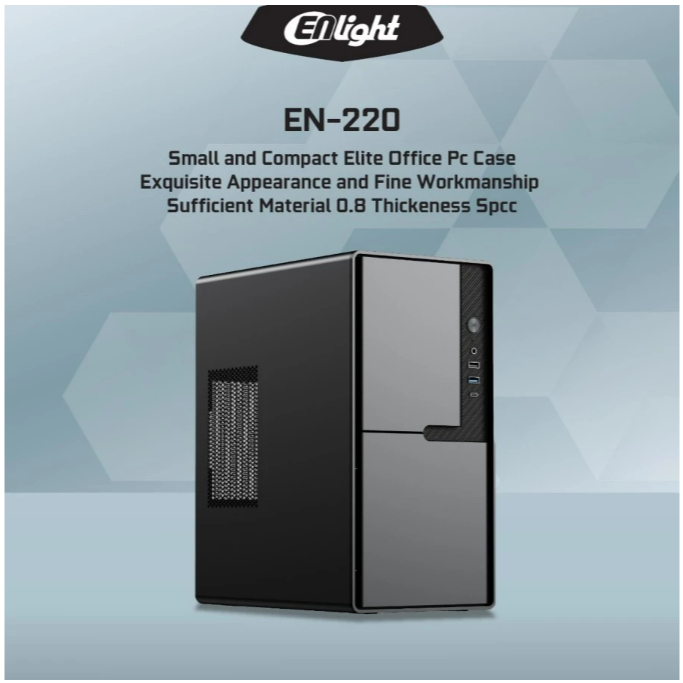CASING ENLIGHT EN-220 M-ATX USB 3.0 300W PSU