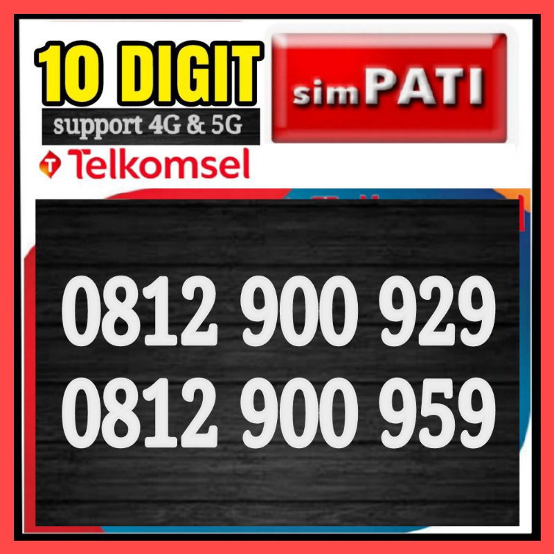 nomor simpati 10 DIGIT prabayar