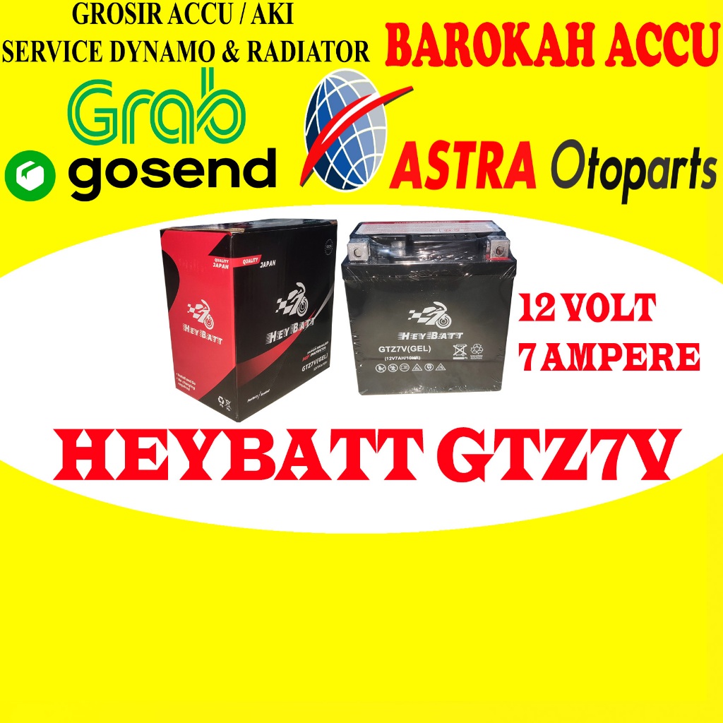 AKI MOTOR HEYBATT GTZ7V , 7 AH