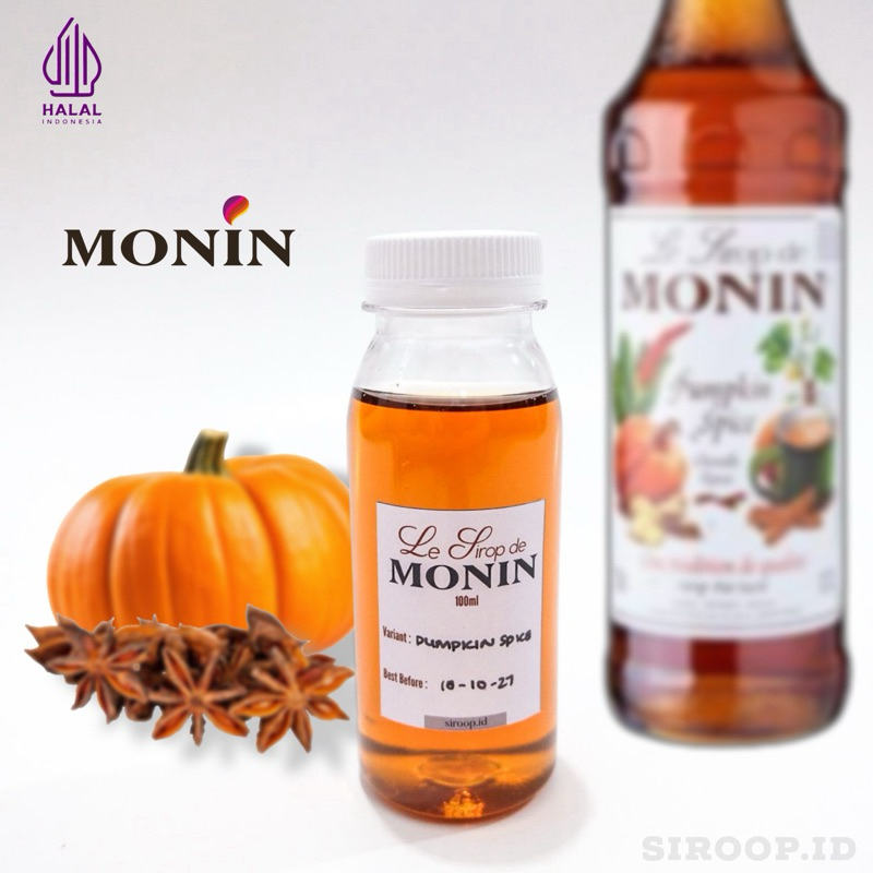 

Monin Pumpkin Spice Syrup Flavour Repack (30ml,75ml,100ml)