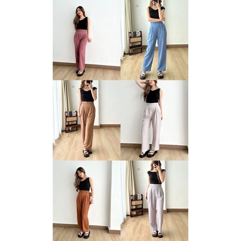 MERSTIK439 - Celana Bahan Polyester