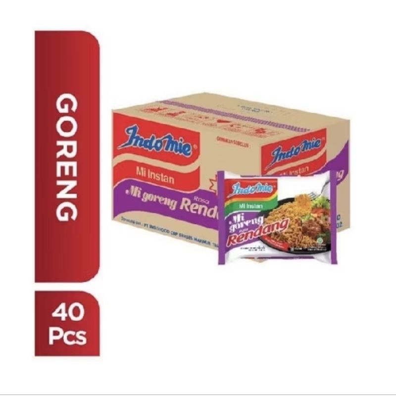 

INDOMIE GORENG RENDANG 1 DUS ISI 40 PCS