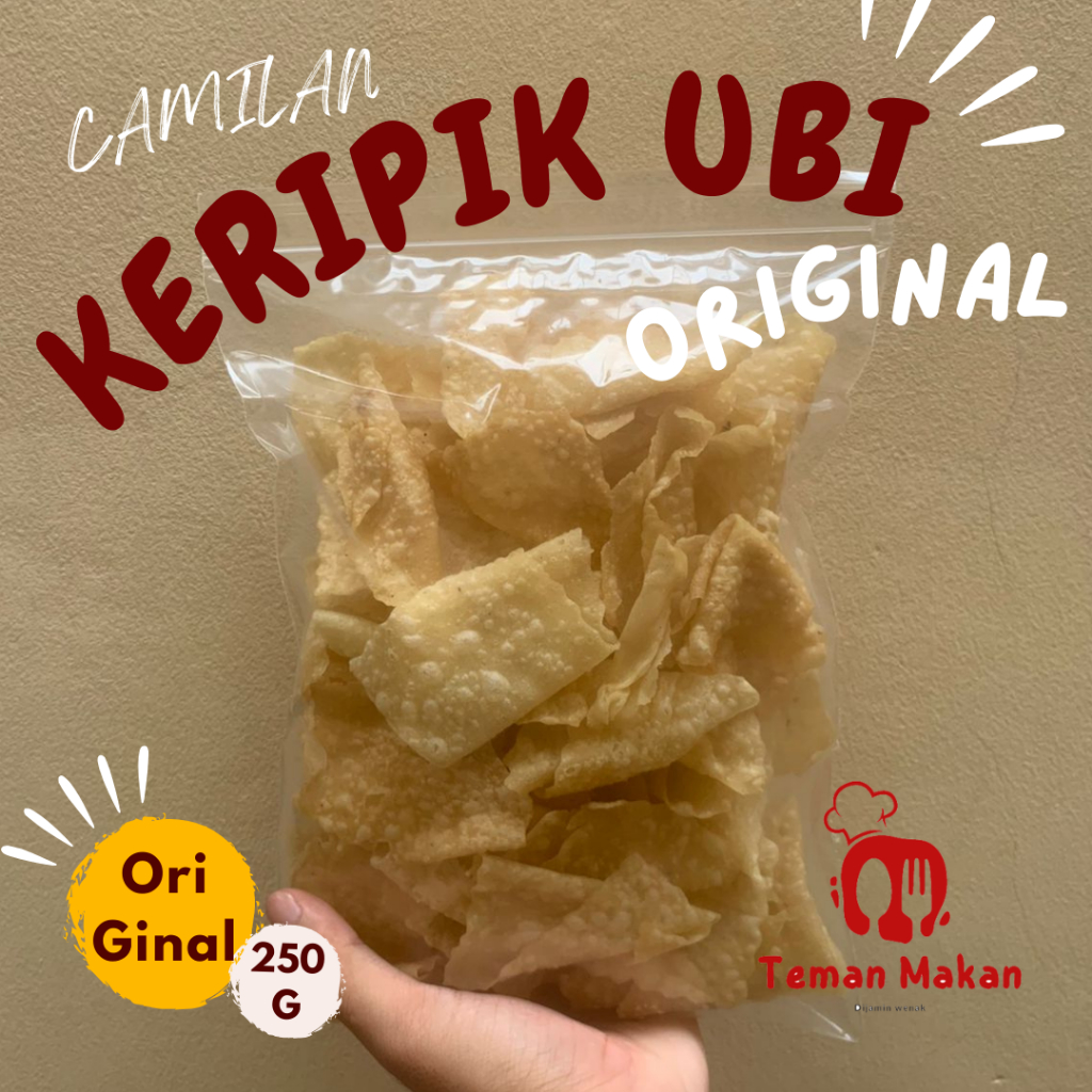 

[FREE PACKING KARDUS DAN BUBLE WRAP] Keripik Pangsit Ubi Rasa Original Kriuk