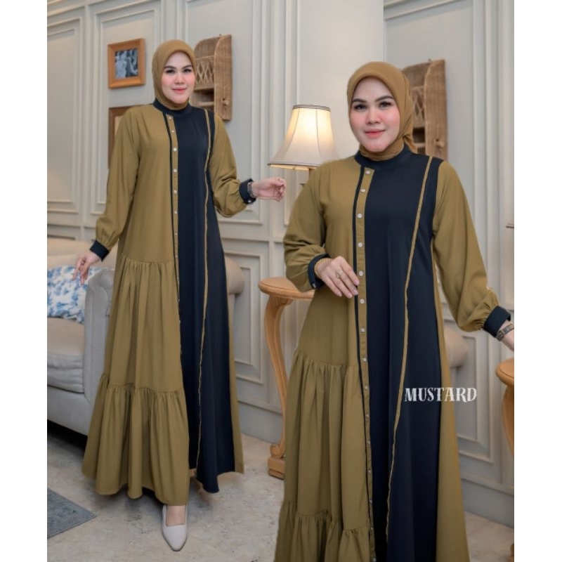 GAMIS TERBARU, 2025 ,DRESS MODERN, DRESS WANITA, GAMIS MUSLIM, GAMIS CANTIK , GSMIS TINGKAT REAL PIC