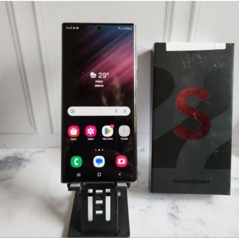 Samsung galaxy S22 ultra second original resmi SEIN