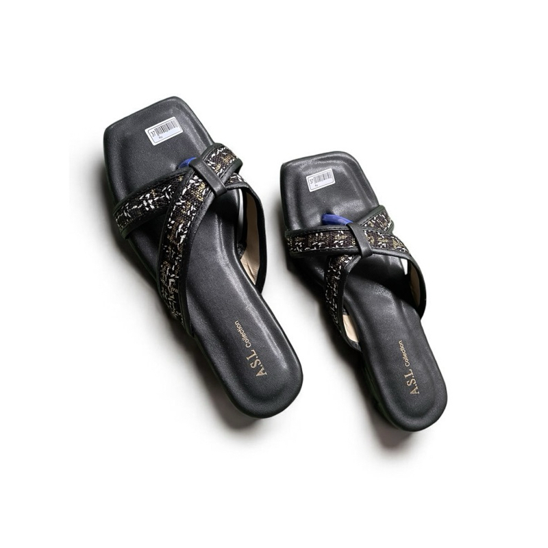 A.N collection sandal wanita teplek simple elegan