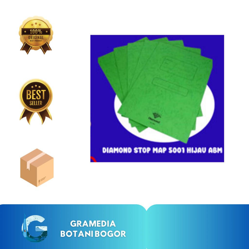 

Gramedia Bogor - Diamond Stop Map 5001 Hijau Abm