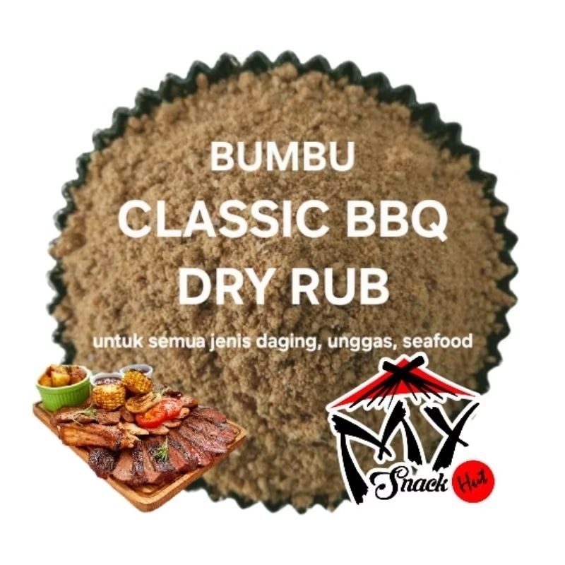 

CLASSIC BBQ DRY RUB 250GR BUMBU KERING MARINASI BARBECUE DAGING AYAM IKAN GRILL ORIGINAL HALAL