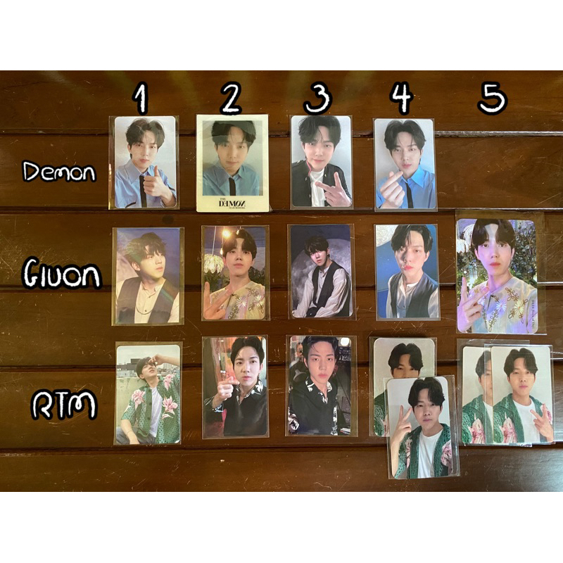 Day6 Dowoon Photocard TheDemon Gluon Right Through Me Lucky Draw POB