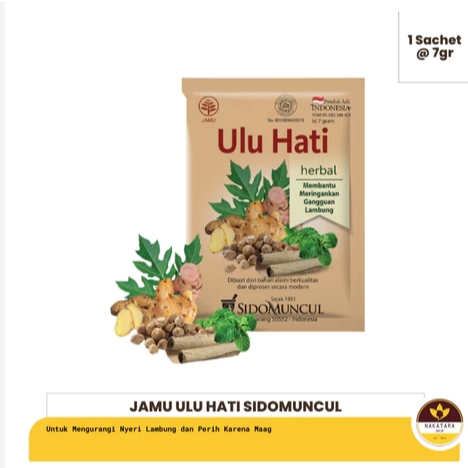 

JAMU ULU HATI SIDO MUNCUL ISI 10 SACHET SERBUK