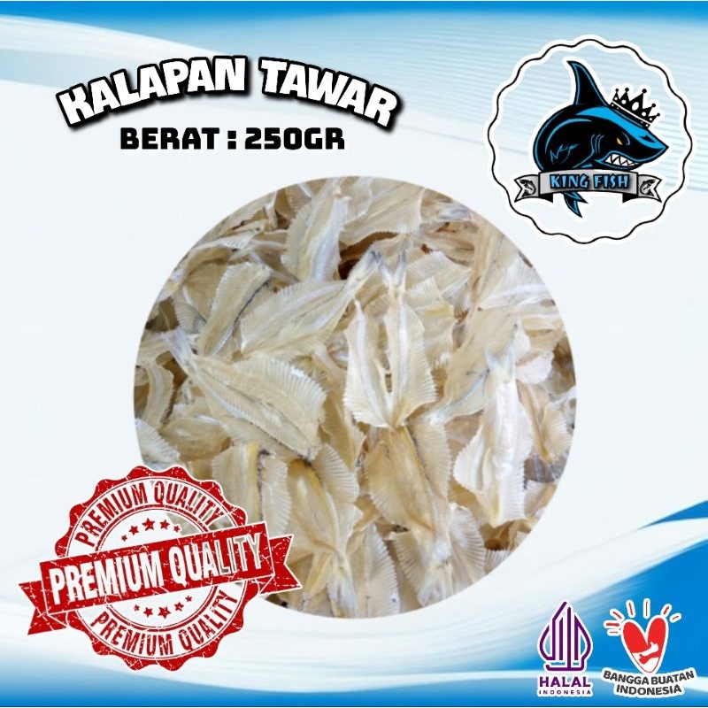 

250GR IKAN KERING KALAPAN TAWAR/PAKANG SUPER MURAH BERKUALITAS