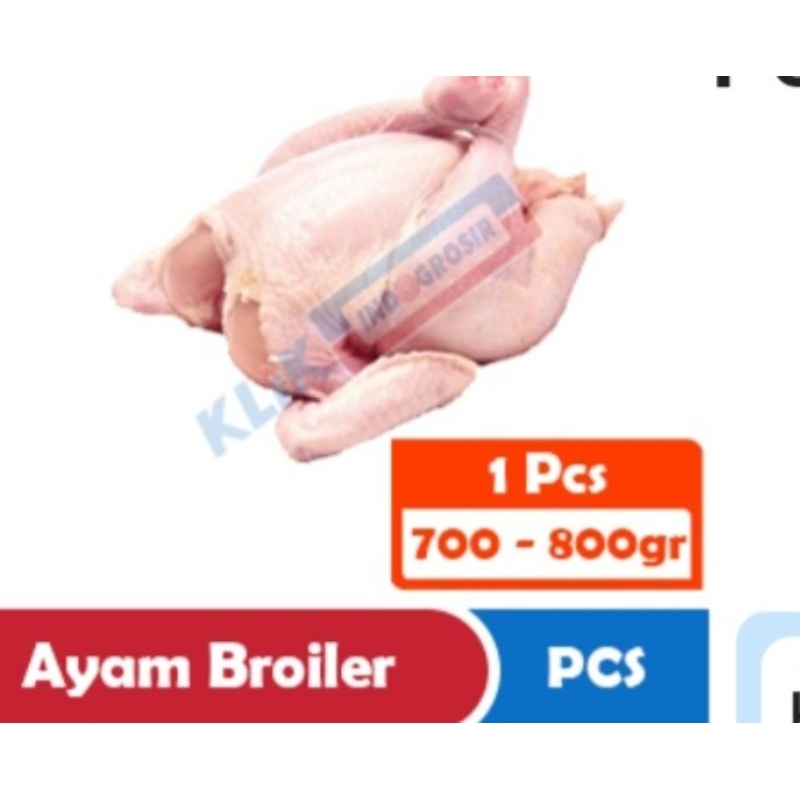 

Ayam Broiler PCS 700 - 800gr