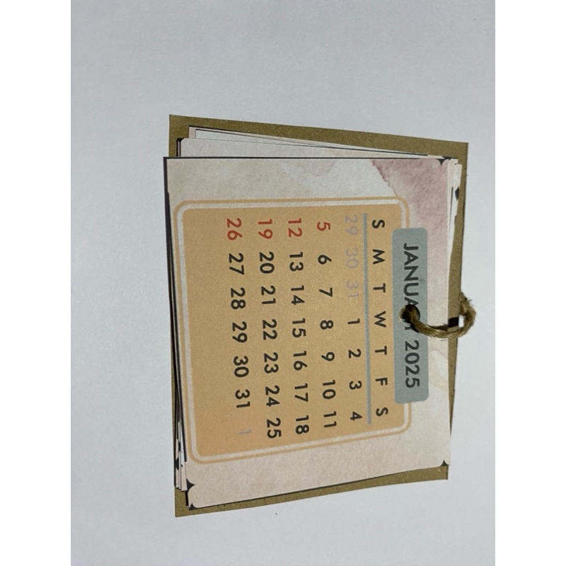 

Mini kalender 2025