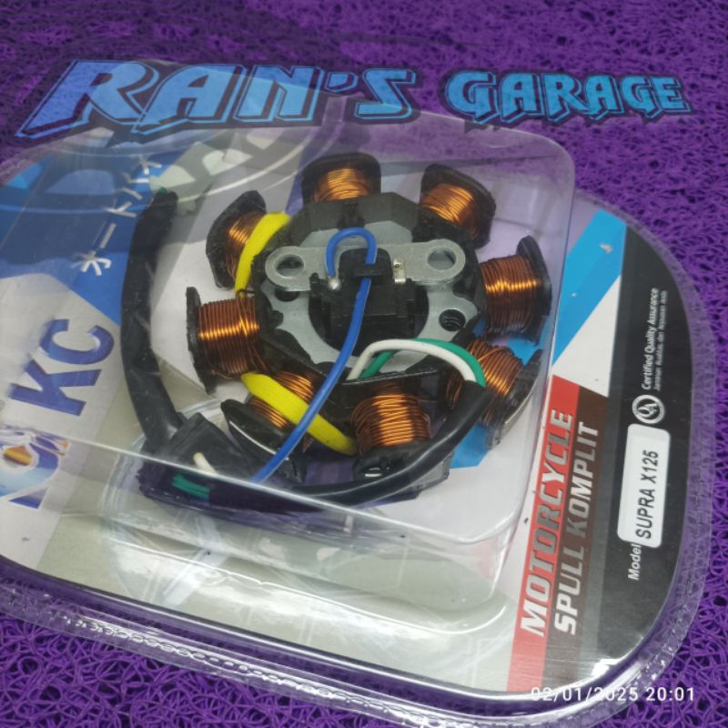 KC SPUL HONDA SUPRA X 125 KHARISMA D X KPH SPULL STATOR ASSY KOMPLIT SUPRA 125 LAMA OLD KARBURATOR B