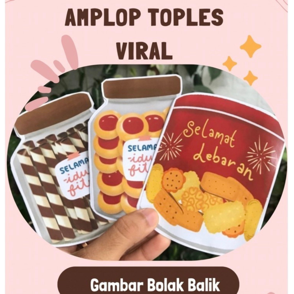 

Amplop Lebaran Motif Toples 3D Amplop Viral Isi 10 pcs