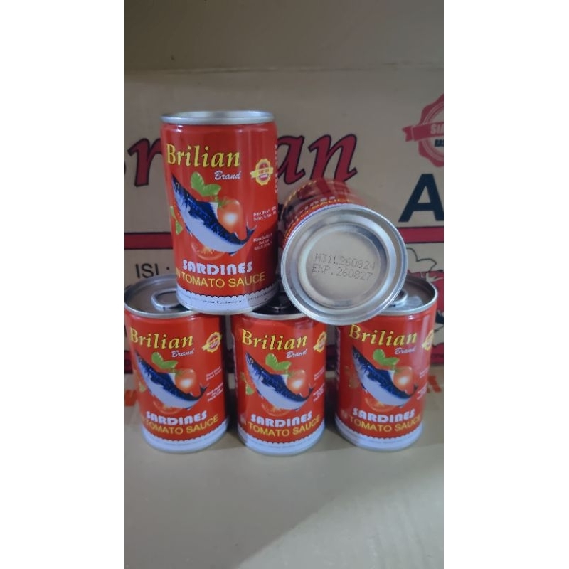 

Sarden Kaleng Brilian 155gr Saus Tomat Exp 2027