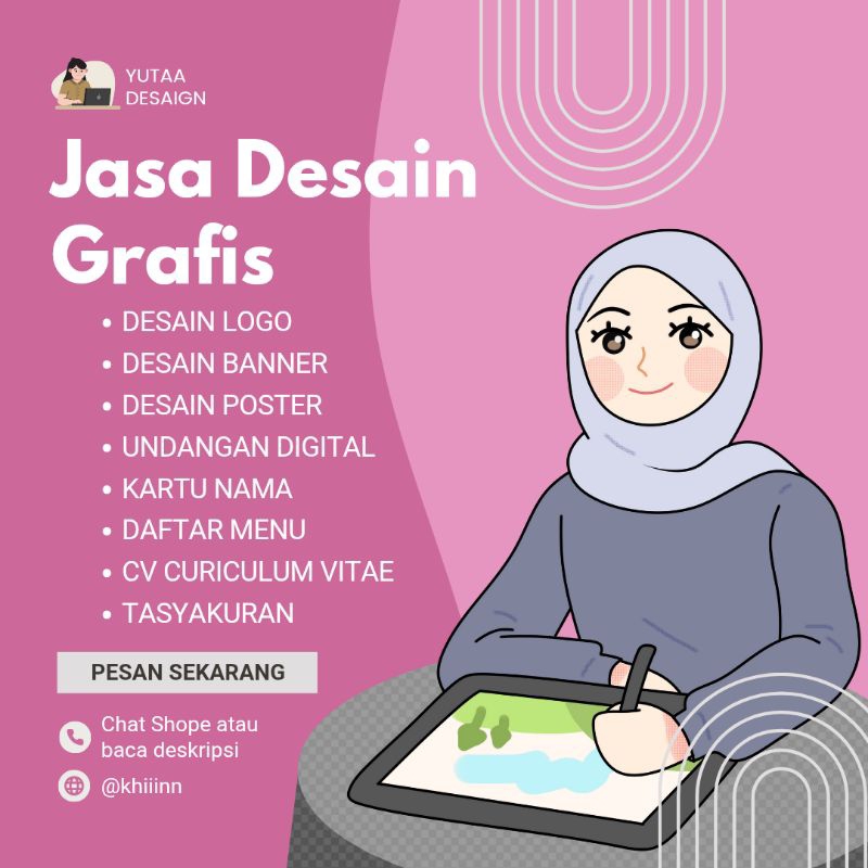 Jasa Desain Grafis | Logo, Banner, Poster, Menu makanan, dll