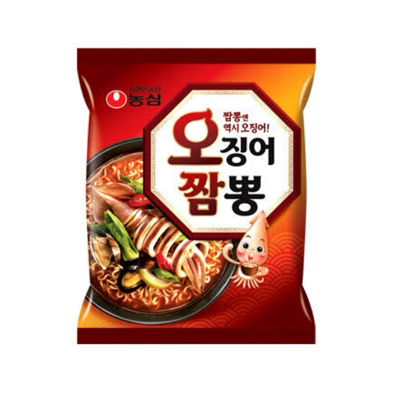 

[READY SIAP KIRIM] OJINGO JJAMPPONG KOREA MIE INSTANT NOODLE CHAMPONG SQUID