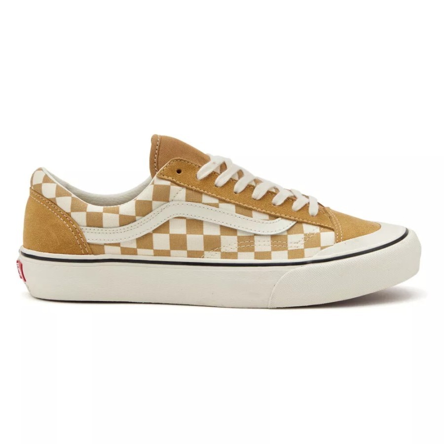 Vans Style 36 Sf Decon Checkerboard Mustard Golden Brown