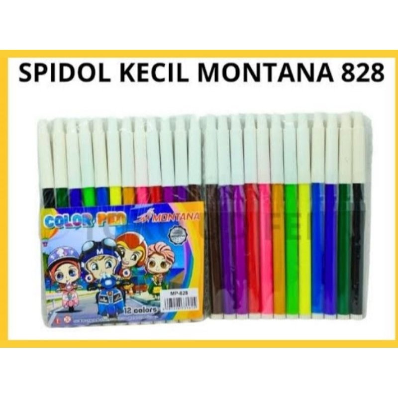 

(1 SET) Spidol kecil / Spidol montana kecil/ Spidol 828/ Spidol kecil 828 montana