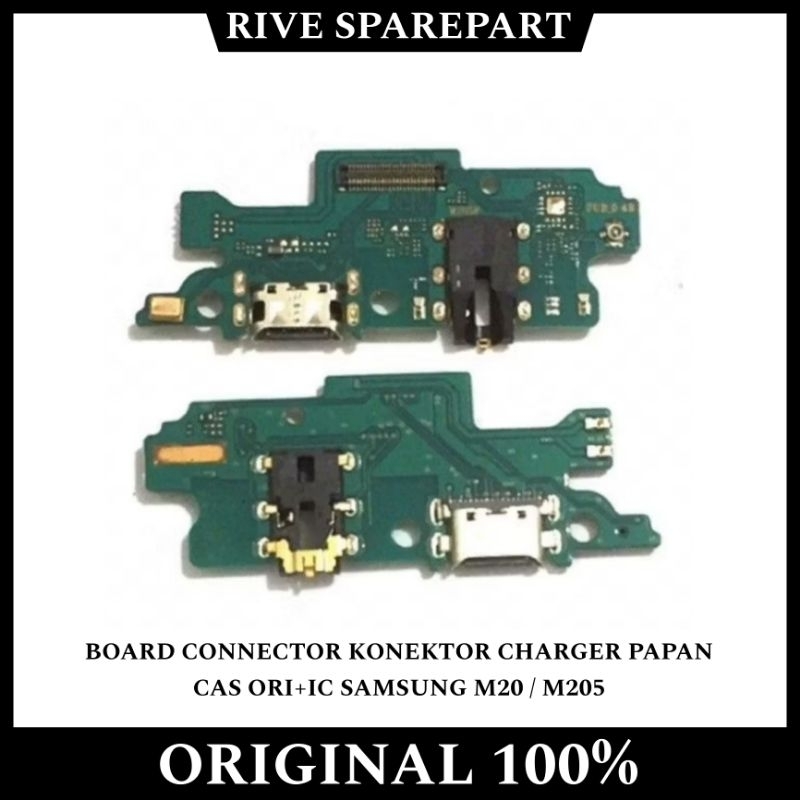 FLEXIBLE BOARD CONNECTOR KONEKTOR CHARGER PAPAN CAS ORI+IC SAMSUNG M20 / M205