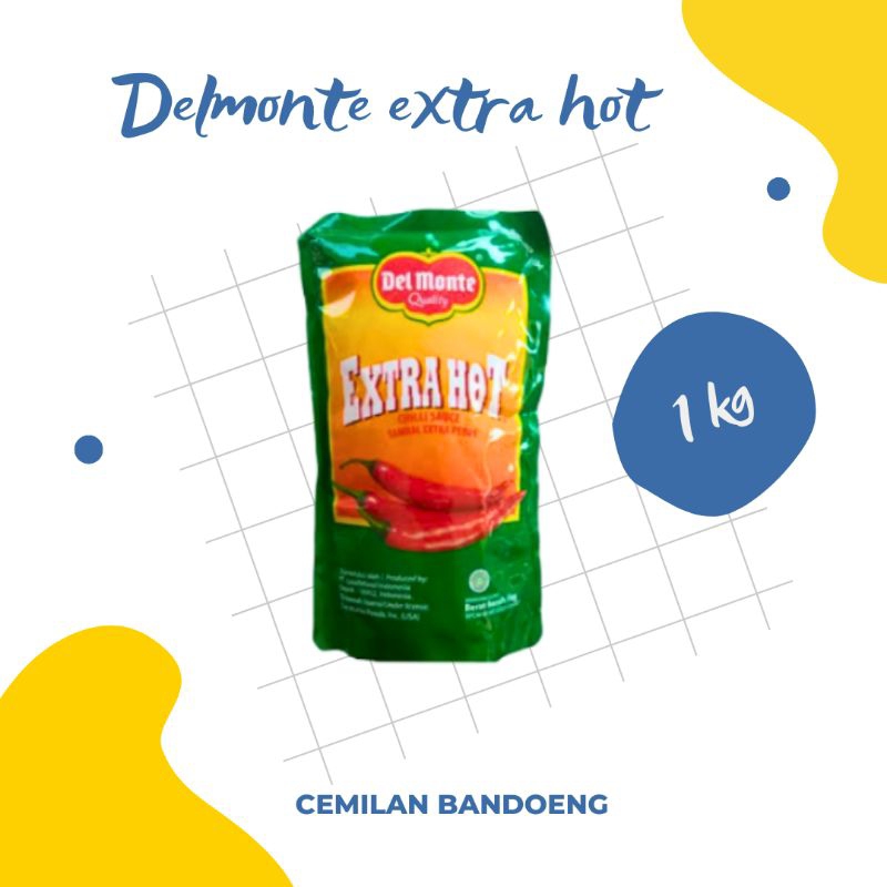 

delmonte saus extra hot kemasan 1 kg