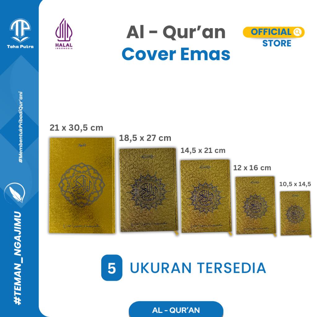Toha Putra - AlQuran Cover Emas Premium