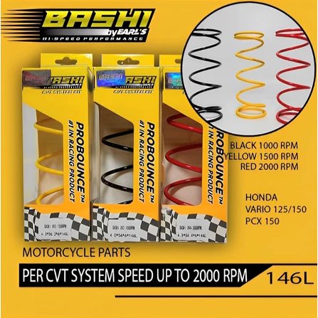 PER CVT RACING HONDA VARIO 125 VARIO 150 PER CVT PCX OLD PCX NEW 1000RPM 1500RPM 2000RPM WJY55