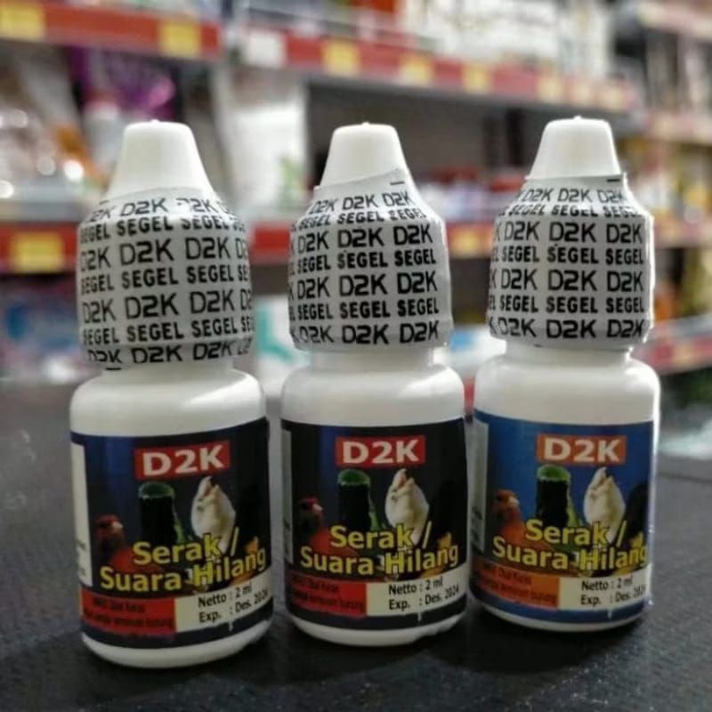 D2K Serak / Suara Hilang Obat burung serak & suara hilang utk burung