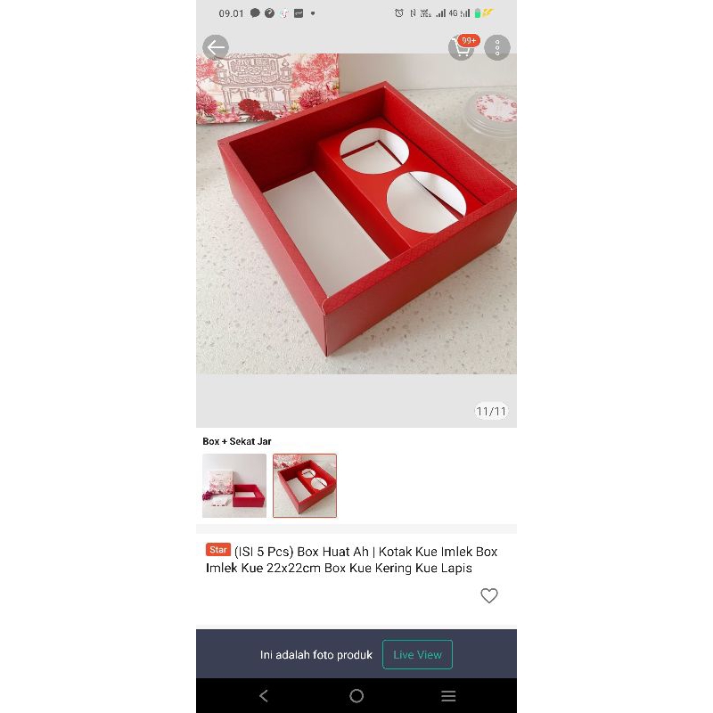 

box hampers imlek box kue lapis box cookies