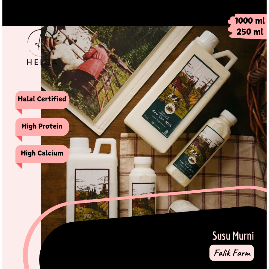 

FALIK FARM GRASS FED RAW MILK | RAW COW MILK | RAW GOAT MILK | SUSU SAPI ORGANIK | SUSU KAMBING ORGANIK