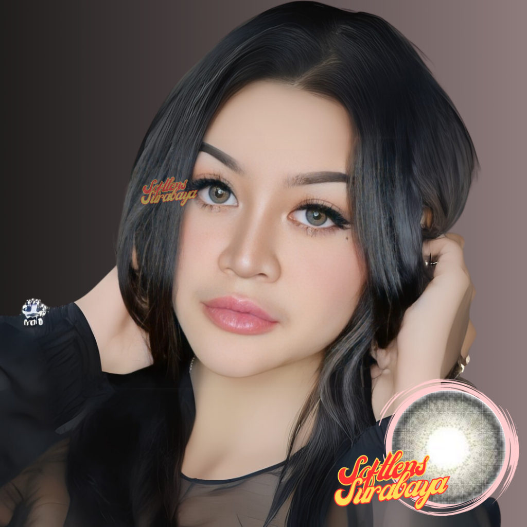 Softlens Kitty Kawaii Birkin Gray - Soflens Instant Surabaya