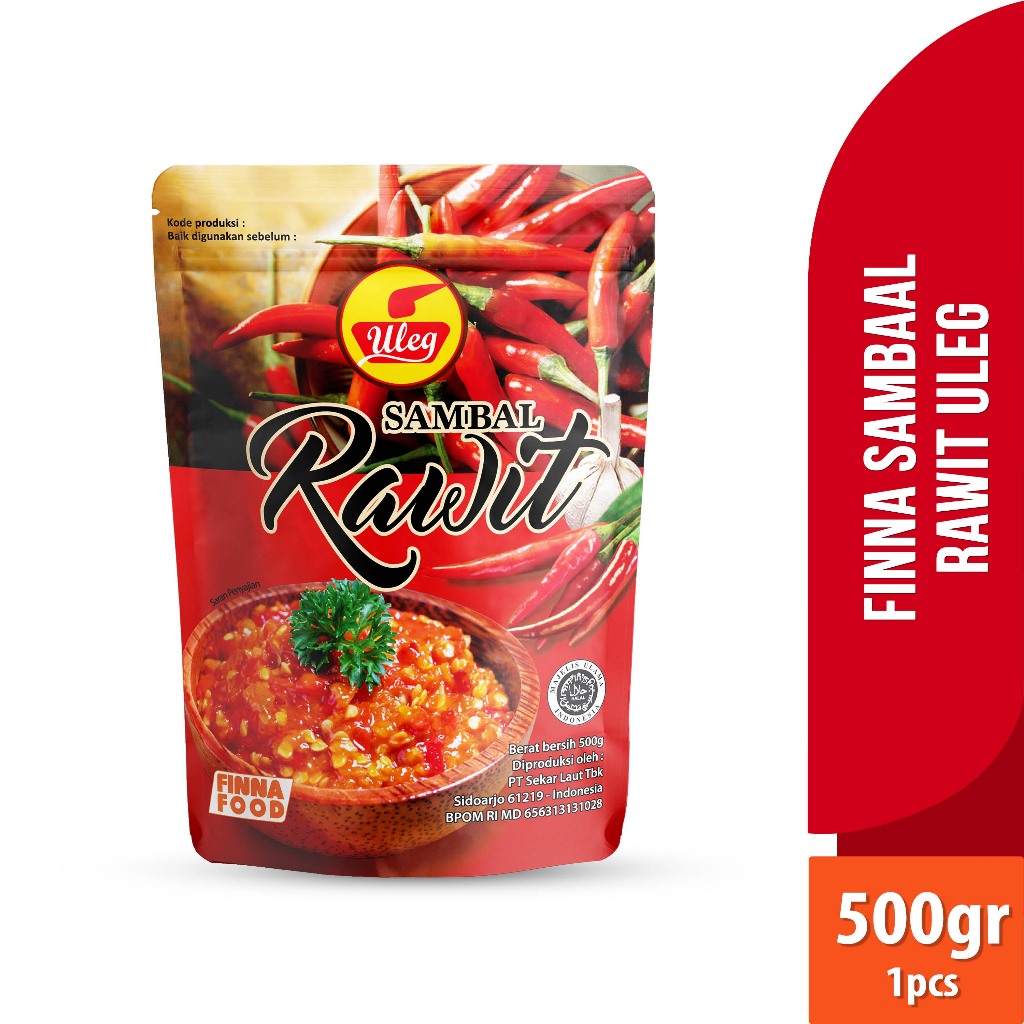 

Finna Sambal Uleg Rawit (Pouch/500gr)