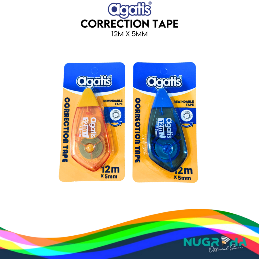 

Pita Koreksi Correction Tape Agatis CT-12-BC01 12 Meter