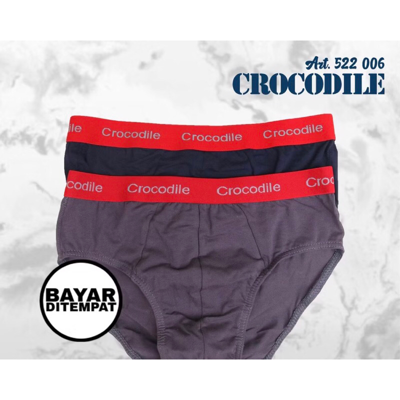 (2pcs)CELANA DALAM CROCODILE/CD Crocodile/Celana Dalam laki-laki/Kolor dewasa/Celana Dalam Pria
