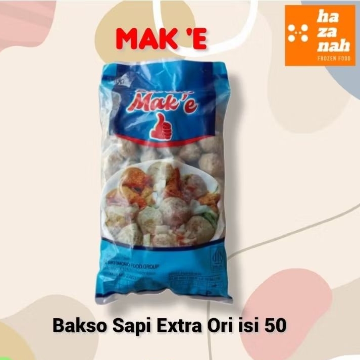 

Mak E Baso Sapi Extra Ori isi 50