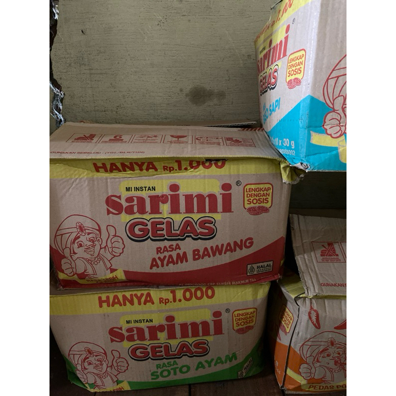 

1 dus sarimi gelas 12rtg