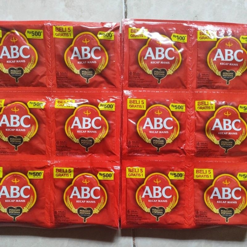 

Kecap ABC Kemasan 500 1 renceng 12 Sachet / Kecap Manis