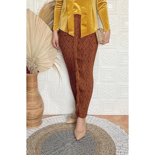 Rok Plisket Wiron Panjang/ Rok Plisket Span Wiron Modern