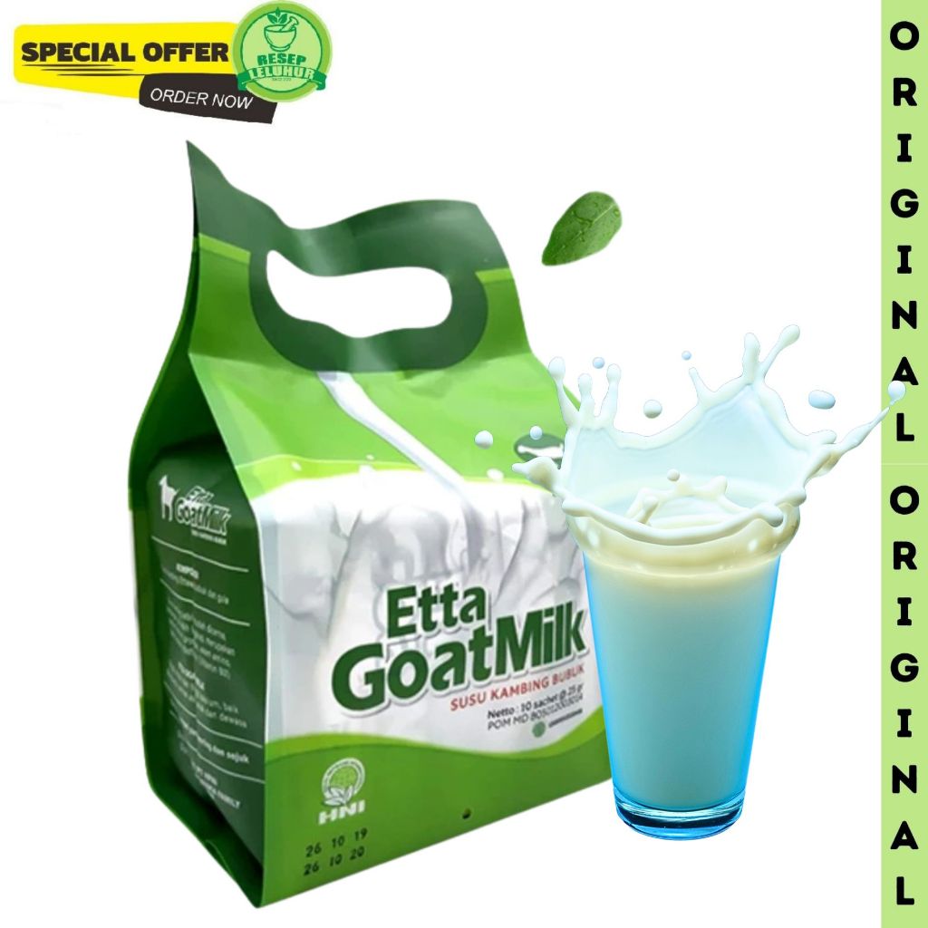 

Etta Goat Milk Susu Kambing Etawa Atasi Asma Dan Pernafasan Bpom