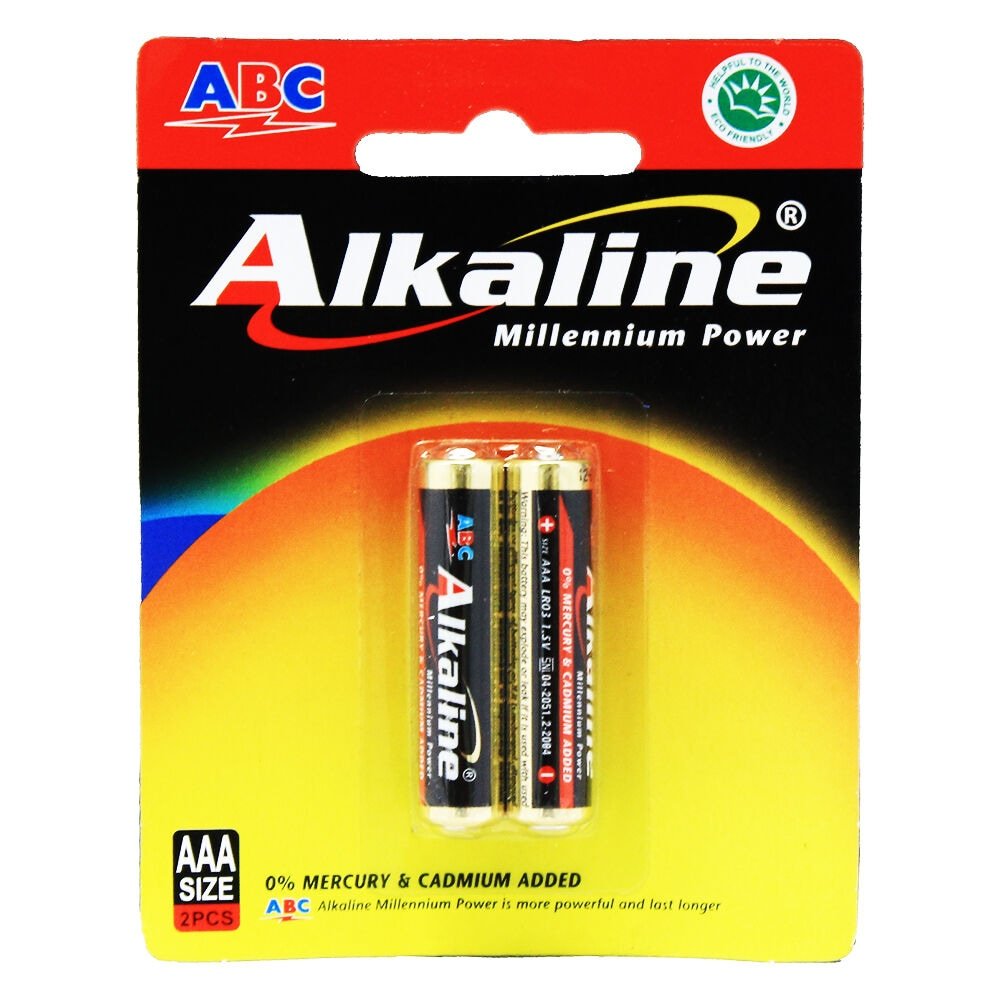 Baterai Alkaline ABC AA A2 AAA A3 Battery Harga Per 2 Buah (Pilih Varian)
