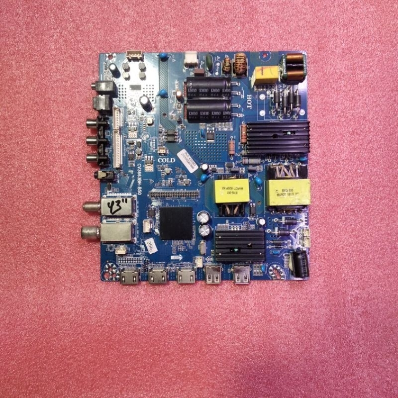 POLYTRON PLD 43TS153 MAINBOARD - MOTHERBOARD - MB TV LED POLYTRON PLD 43TS153