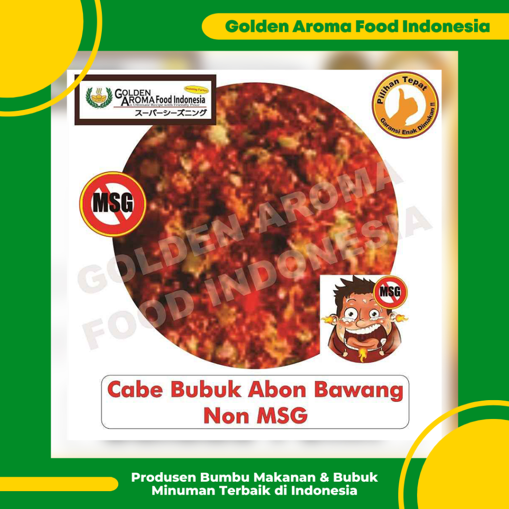 

Cabe Bubuk Abon Bawang Bon Cabe Non MSG 1 Kg Jual Bubuk Cabe Boncabe Chilli Powder No MSG Murah GAFI