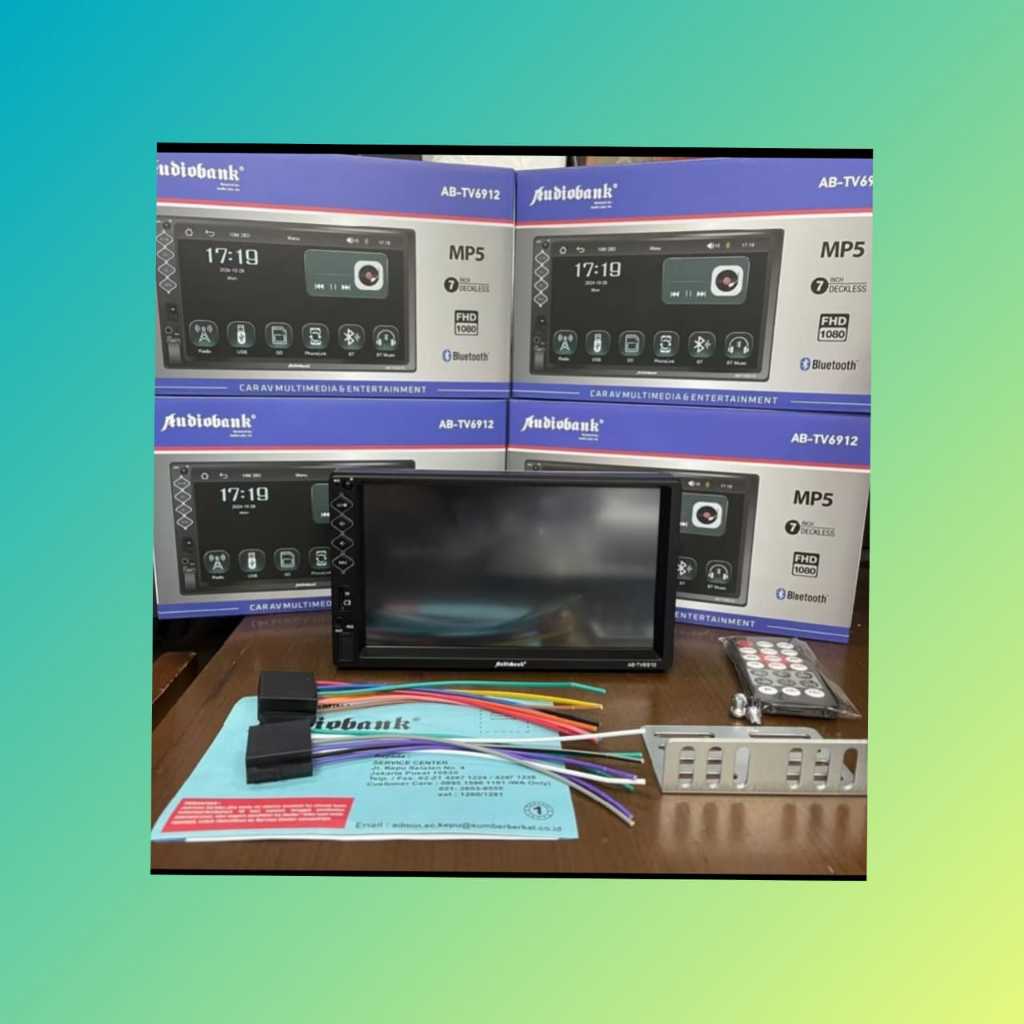 Headunit MP5 Deckless 7 Inch Audiobank AB-TV6912