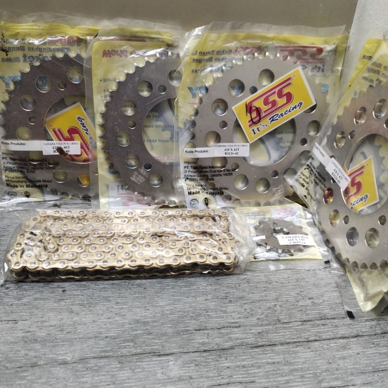 GEAR SSS YAMAHA VIXION NEW/VIXION OLD READY UKURAN 40/41/42/43/14/428