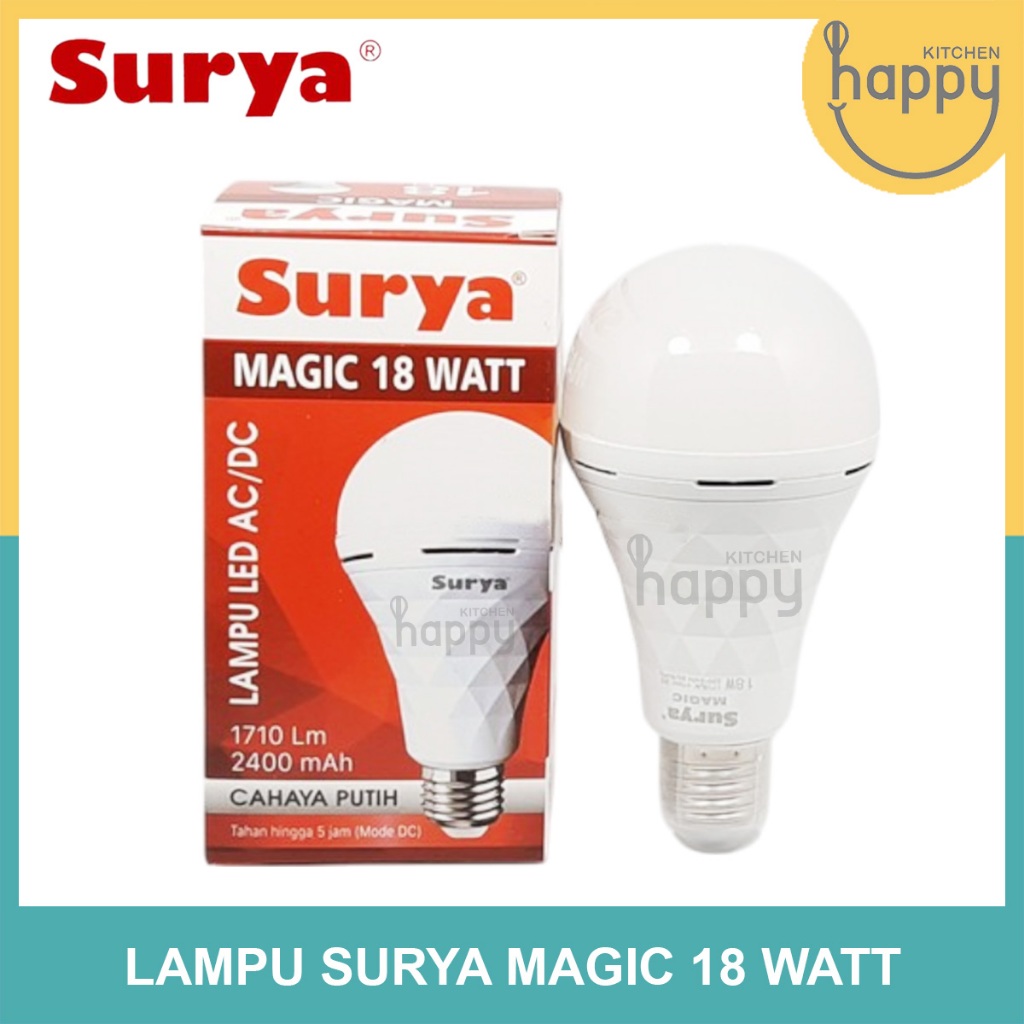 Lampu LED Emergency Surya Magic 18 Watt LED Bulb Surya Magic 18 Watt
