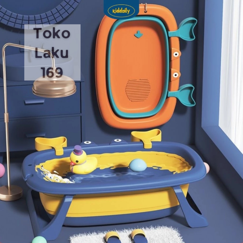 Bak Mandi Bayi Lipat / Foldable Baby Bathtub / Tempat Mandi Bayi Newborn