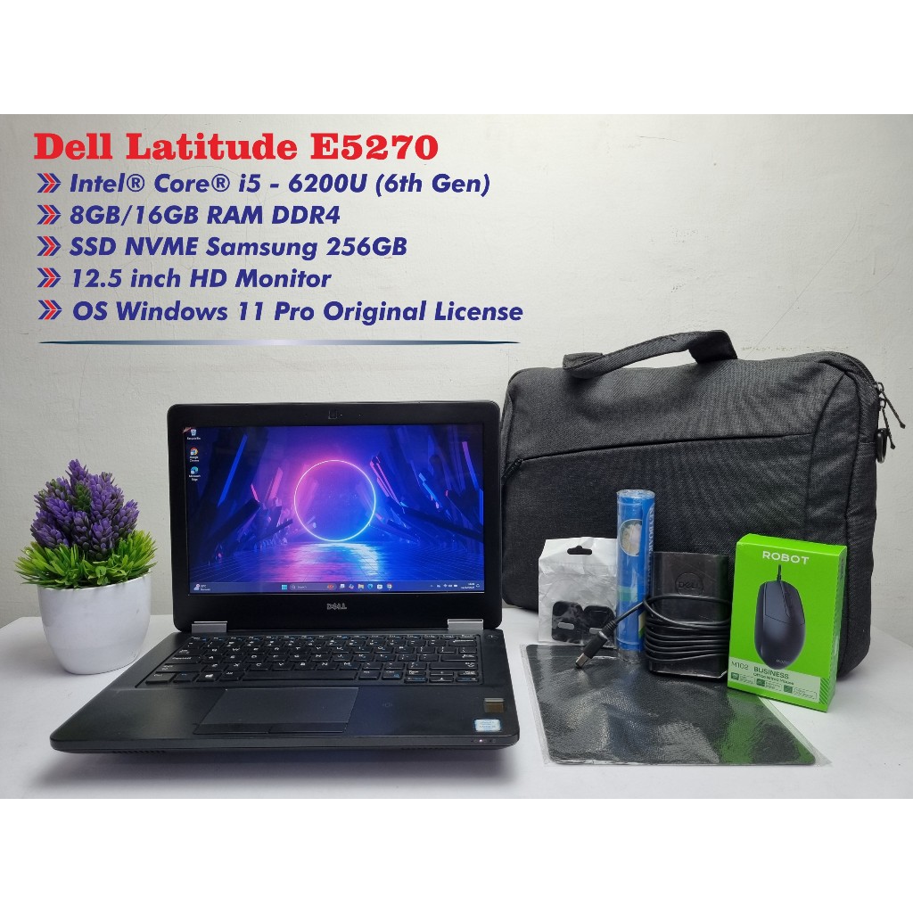Dell Core i5 Gen 6 Latitude E5270