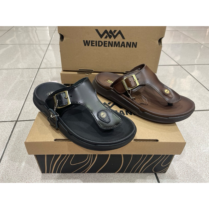 Sandal Kulit Pria Weidenmann BM 901 terbaru kuat nyaman jepit distro