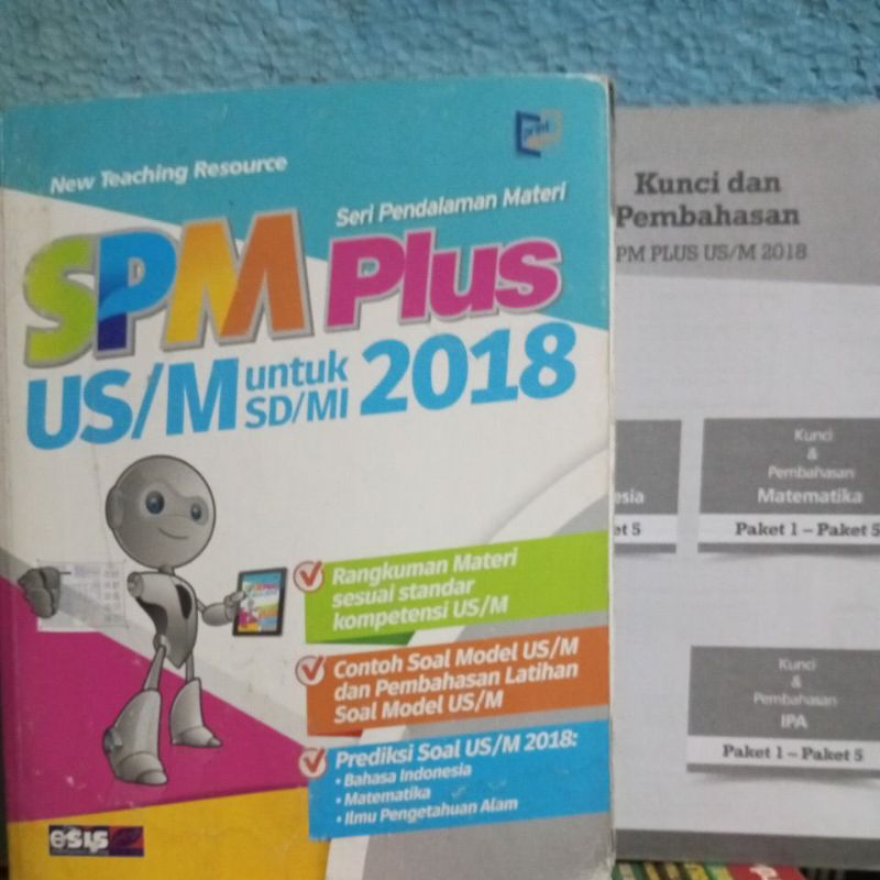 SPM plus US 2018 + kunci jawaban untuk SD / MI  ORIGINAL